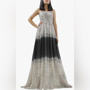 WomenLand Plus Size Double Layer Lined Maxi Long Dress Gown/Prom NWOT